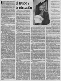 El Estado y la educación