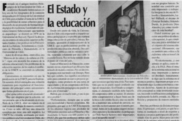 El Estado y la educación