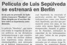 Película de Luis Sepúlveda se estrenará en Berlín