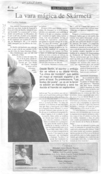 La vara mágica de Skármeta