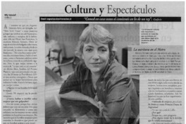 Marcela Serrano fundará casa de acogida para mujeres golpeadas