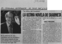 La última novela de Skármeta  [artículo]