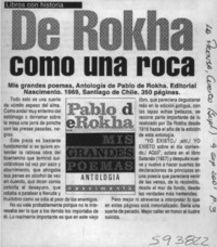 De Rokha como una roca  [artículo]