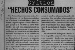 "Hechos consumados"  [artículo]