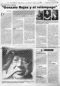 "Gonzalo Rojas y el relámpago"  [artículo] Patricia Orellana