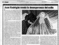 Juan Radrigán revela la desesperanza del exilio  [artículo]