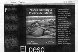 El peso de la tradición  [artículo] Mario Verdugo