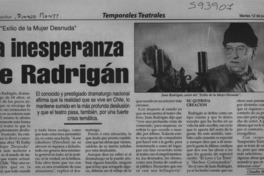 La inesperanza de Radrigán  [artículo] Claudia Millán Rute