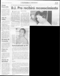 Tartamudeando en TV  [artículo]