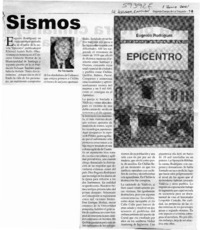 Sismos  [artículo] Tito Castillo