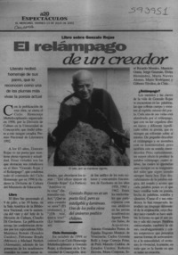 El relámpago de un creador  [artículo]