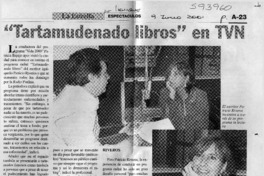 "Tartamudeando libros" en TVN  [artículo]