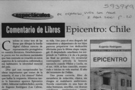 Epicentro, Chile  [artículo] Gabriel Castro Rodríguez