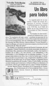 Un libro para todos  [artículo]