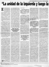 "La unidad de la izquierda y luego la unidad democrática de todo el país"  [artículo] F. Q.