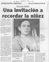 Una invitación a recordar la niñez  [artículo]