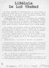 Libélula de los trenes  [artículo] Carlos Delgado Páez