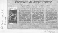 Presencia de Jorge Teillier  [artículo]