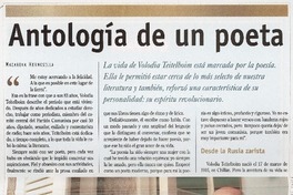 Antología de un poeta  [artículo] Macarena Hermosilla