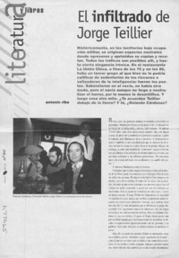 El infiltrado de Jorge Teillier  [artículo] Antonio Riba