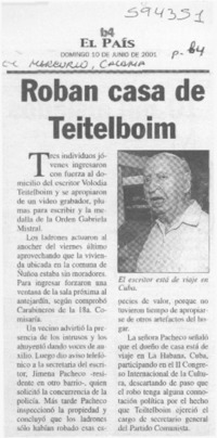 Roban casa de Teitelboim  [artículo]