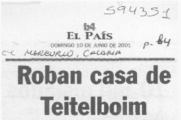 Roban casa de Teitelboim  [artículo]