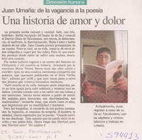 Una historia de amor y dolor  [artículo]