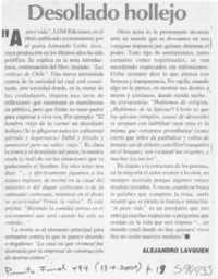 Desolado hollejo  [artículo] Alejandro Lavquen