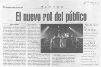 El nuevo rol del público  [artículo] Ximena Villanueva