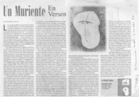 Un muriente en versos  [artículo] Cristólbal Solari