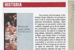 Historia del pueblo chileno  [artículo]