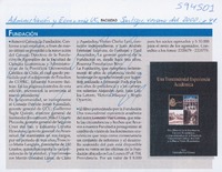 Una trascendental experiencia académica  [artículo]