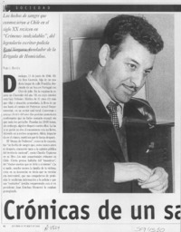 Crónicas de un sabueso  [artículo] Pablo Marín