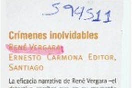 Crímenes inolvidables  [artículo]