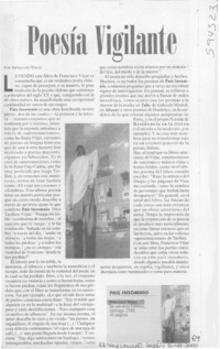 Poesía vigilane  [artículo] Armando Uribe
