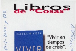 Vivir en tiempos de crisis  [artículo]