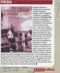 Antología de la poesía joven chilena  [artículo]