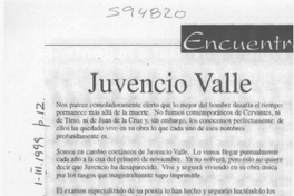 Juvencio Valle  [artículo]