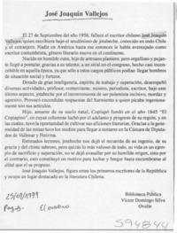 José Joaquín Vallejos