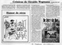 Crónicas de Osvaldo Wegmann