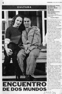 Encuentro de dos mundos  [artículo] Leopoldo Pulgar I.