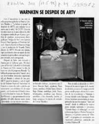 Warnken se despide de ARTV  [artículo]