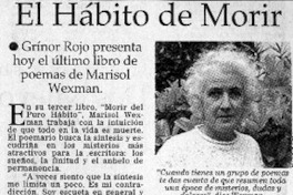 El hábito de morir  [artículo]