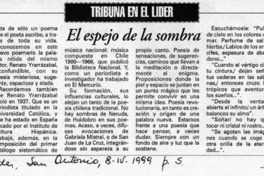 El espejo de la sombra  [artículo] Jaime Miguel Gómez Rogers