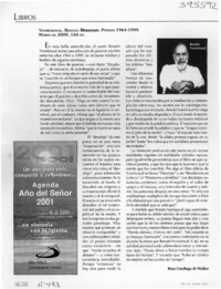 Desalojo  [artículo] Rosa Cruchaga de Walker