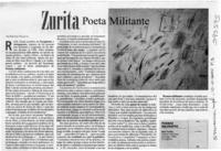 Zurita poeta militante