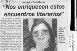 "Nos enriquecen estos encuentros literarios"  [artículo]