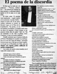 El poema de la discordia  [artículo]