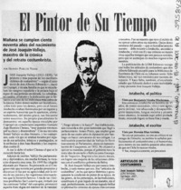 El pintor de su tiempo  [artículo] Hernán Poblete Varas