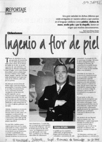 Ingenio a flor de piel  [artículo] Carla Mosso Bustos